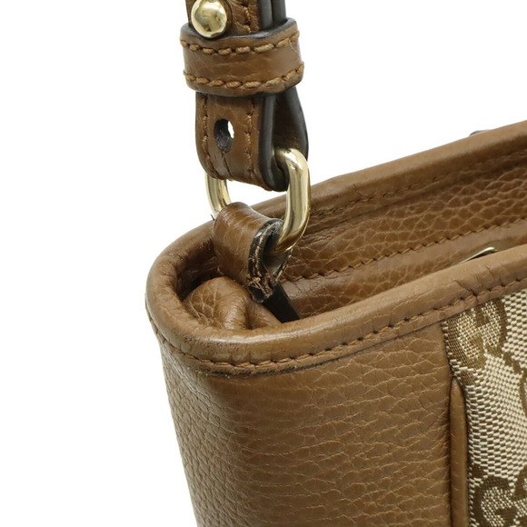 GUCCI Brown Leather Shoulder Bag - Picture 8 of 9